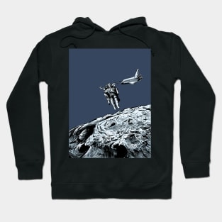 Spaceman by the moon Hoodie